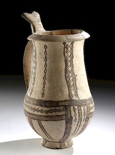 Cypriot Painted Pottery Tankard - ex-Cesnola, ex-Museum