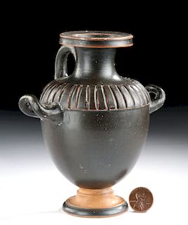 Greek Campanian Pottery Hydria