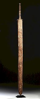 Large Celtic La Tene Iron Sword