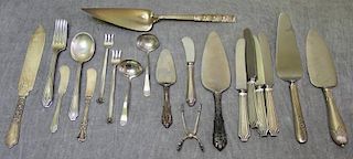 STERLING. Miscellaneous Sterling Flatware Group.