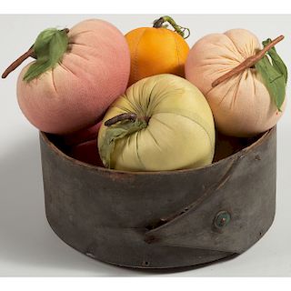 Shaker-style Pantry Box with Textile Fruit