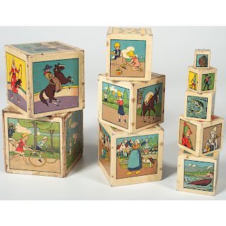 Lithographed Blocks, Two Sets