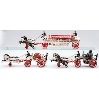 Reproduction Cast Iron Fire Engine Toys