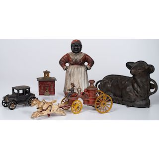 Cast Iron Banks and Toys