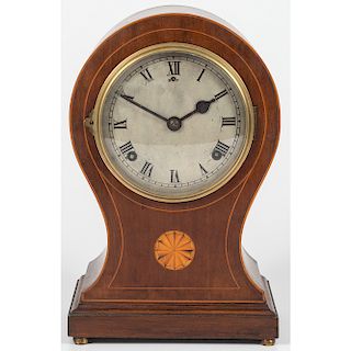 William Gilbert Balloon Mantel Clock