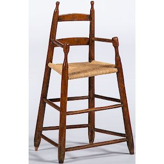 Country Ladderback High Chair