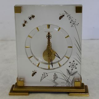 Vintage Jaeger-Le Coultre Marina Clock With Bees