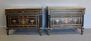 Pair of Early 19th Century Paint Decorated Italian