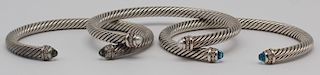 JEWELRY. Collection of (3) David Yurman Cable