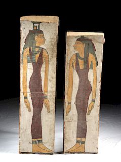 Published & Translated Egyptian Wood Sarcophagus Panels