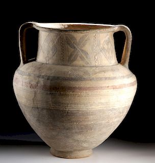 Huge Cypriot Polychrome Amphora w/ TL