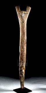 Massive Huari Wooden Pillar - Extremely Rare