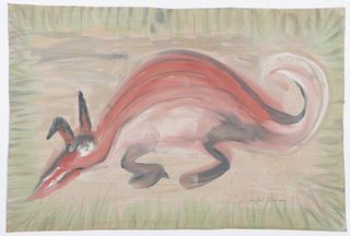 Sybil Gibson (1908-1995) "Last of the Species", 24.25'' x 36.25''