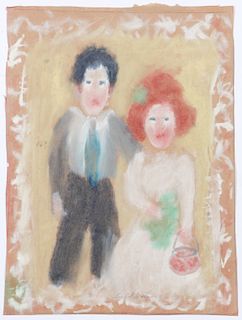 Sybil Gibson (1908-1995) "They Attended the Bridal Party", 25'' x 18.5''