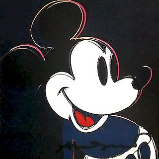  WARHOL, ANDY Title: MICKEY MOUSE INVITATION LITHOGRAPH