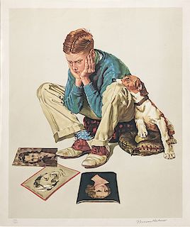 ROCKWELL, NORMAN STARSTRUCK LITHOGRAPH