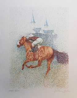 AZOULAY, GUILLAUME TWIN SPIRES LITHOGRAPH Edition: AP