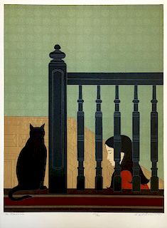  BARNET, WILL THE BANNISTER  LITHOGRAPH	Edition: OF 300