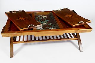 Mahogany Butler's Tray Cocktail Table