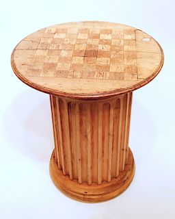 Petite Pedestal Game Table