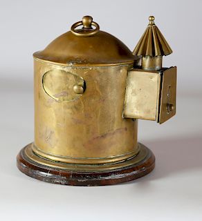 19th Century English Brass Night Watchman's Lantern