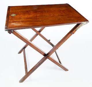 19th Century English Mahogany Butler's Folding Tray