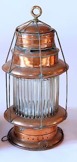 Copper Ship's Lantern