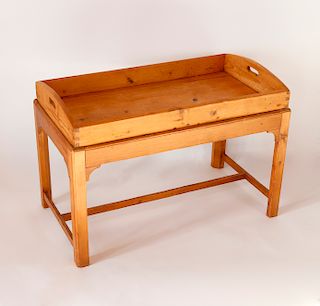 Pitch Pine Tray Top Coffee Table