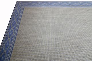 Yellow and Blue Broadloom Carpet