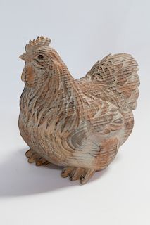 Faux Wood Composition Chicken