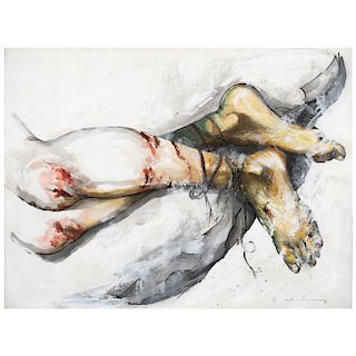 MAURICIO ZARATE, Untitled (pies de cristo).