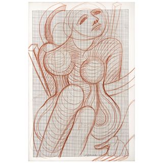 ARNOLD BELKIN, Estudio de desnudo femenino.