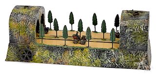 Tin lithograph parkway steam toy accessory