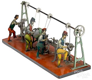 Four-man workshop steam toy accessory