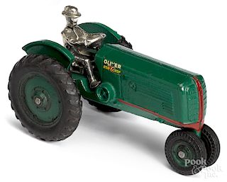 Arcade cast iron Oliver 70 Row Crop tractor