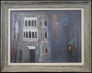 Joseph De Martini (1896 - 1984) "Facade Venice"