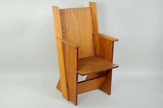 Frank Lloyd Wright Style Arm Chair