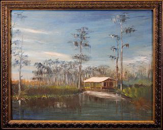 20th C. Florida School Painting, Signed