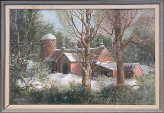 Shirley Cooper, Farmhouse in Winter