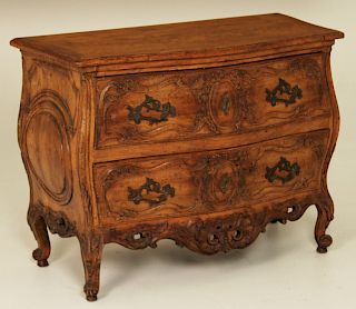 LOUIS XV STYLE FRUITWOOD COMMODE