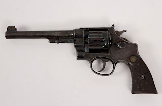 Smith and Wesson  N frame blued 10 shot revolver in 22 rimfire
