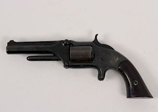 Smith and Wesson model 1 1/2 first issue blued 32 caliber revolver 