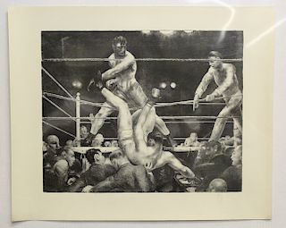 George Bellows (1882-1925) Lithograph
