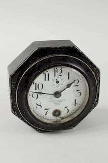 DeDietz Miniature Iron Case Clock