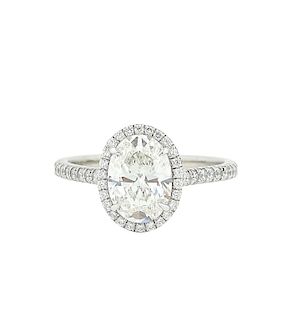 Tiffany & Co 2.13tcw Diamond Engagement Ring