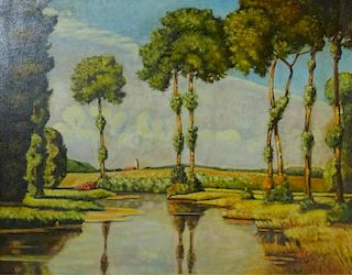 Clyde Leon Keller (AMERICAN, 1872–1962) Landscape
