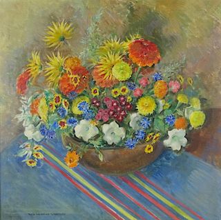 Nell Walker Warner (AMERICAN, 1891–1970) "Flowers"