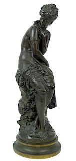 Mathurin Moreau, Bronze Sculpture.