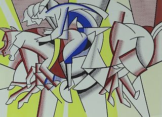 Roy Lichtenstein (AMERICAN, 1923–1997) "Horseman"