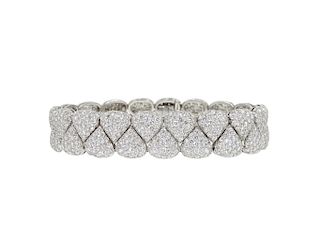 A Stunning 25.00 Designer Diamond Bracelet.